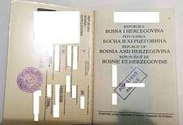 R. BiH passport issue Sarajevo SUP