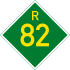 Provincial route R82 shield