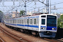 副都心線対応改造後の6155F（アルミ車） （2019年8月13日）