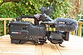 The right side of a Sony BVW-D600P camcorder
