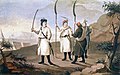 Painting by Michał Stachowicz depicting scythemen in 1794.