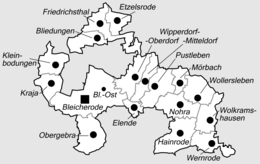 Friedrichsthal – Mappa