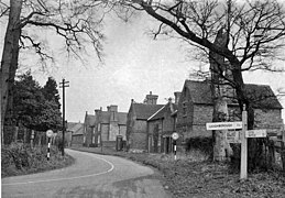 Old photograph of Main Street in Stanford on Soar