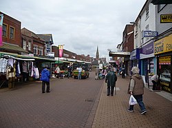 West Bromwich, the largest town in Sandwell