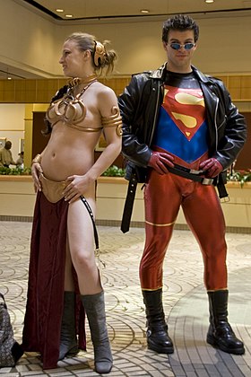 Cosplay de Superboy (à droite) à la DragonCon 2007.