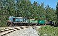 Company's train transporting oil-shale near Ahtme.