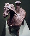 Image 5Terracotta urn in the shape of a horse (Iran, 1000 BCE) at the Lyndon B. Johnson Presidential Library (from Domestication of the horse)