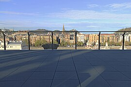 View of San Sebastián from the Terrace.