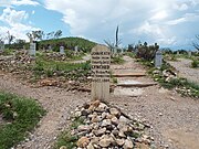 The symbolic grave of John Heath