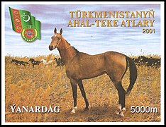 Turkmenistan (2001): Miniature sheet (Yanardag)