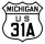 US Highway 31A marker