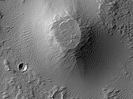 Probable cinder cone[3] in Ulysses Colles,[2] as seen by HiRISE.
