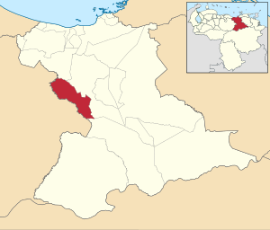 Location in Anzoátegui