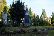 Czech: Památník Židům padlým během 1. světové války na židovském hřbitově v Olomouci.English: Memorial to Jews killed during World War I in the Jewish cemetery in the city of Olomouc, Moravia, Czech Republic.