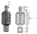 Grenade Type 91 avec charge propulsive