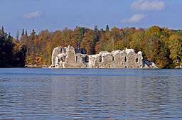 Slottsruinen i Koknese.