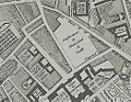 La rue des Fossés de Monsieur le Prince (plan de Jaillot), 1775.