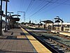 The platforms at 8th Street station, 2019