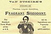 Sozodont advertisement from the late 1800s