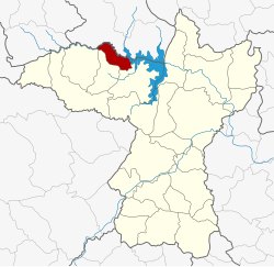 District location in Khon Kaen province