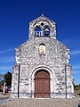 La façade ouest de l'église (avr. 2013).