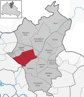 Localisation de Berlin-Niederschönhausen