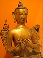 Maitreya. Bronze népalais du XVIIe siècle.