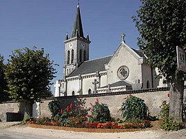 The church in Rouvrois-sur-Meuse