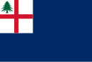 New England Ensign, blue field