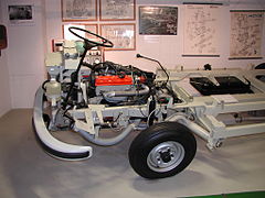 1,3-Liter-Motor BM880[14] im Barkas B 1000-1 (längs)