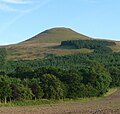 Falkland Hill, also known as one of the Paps of Fife. "Pap" is a term for a human breast, the word also applied to hills resembling them.