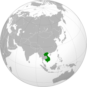 광저우만 조차지을 제외한 프랑스령 인도차이나 지도