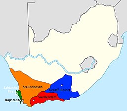 Administrative divisions of the Dutch Cape Colony