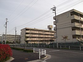 愛知県営吉根住宅（2015年4月）