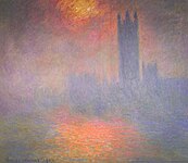 London, Houses of Parliament. The Sun Shining through the Fog, 1904, Musée d'Orsay