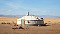 Mongolian nomad yurt