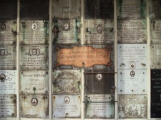 Détail du columbarium