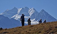 «Stand» (Moosalp) mit Mischabelgruppe