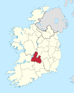 Location of North Tipperary