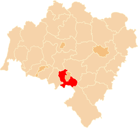 Localisation de Powiat de Wałbrzych