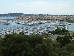 Vue sur Antibes