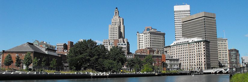 The skyline of Providence, Rhode Island