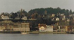 Downtown Port Townsend, seen from the water