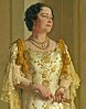 Queen Elizabeth the Queen Mother in her Coronation gown, 1937
