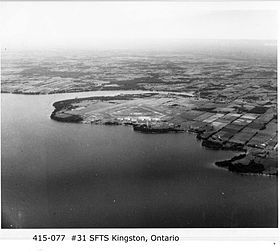 aerial view of RCAF Kingston