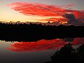 Rio Itaúnas ao amanhecer