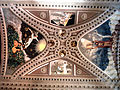 The frescoes on the ceiling of the Basilica