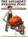 Dessin d'un enfant en couverture du Saturday Evening Post en 1913.