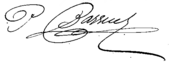 signature de Paul-Auguste Barruel