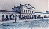 The old station building before 1908 Messina earthquake